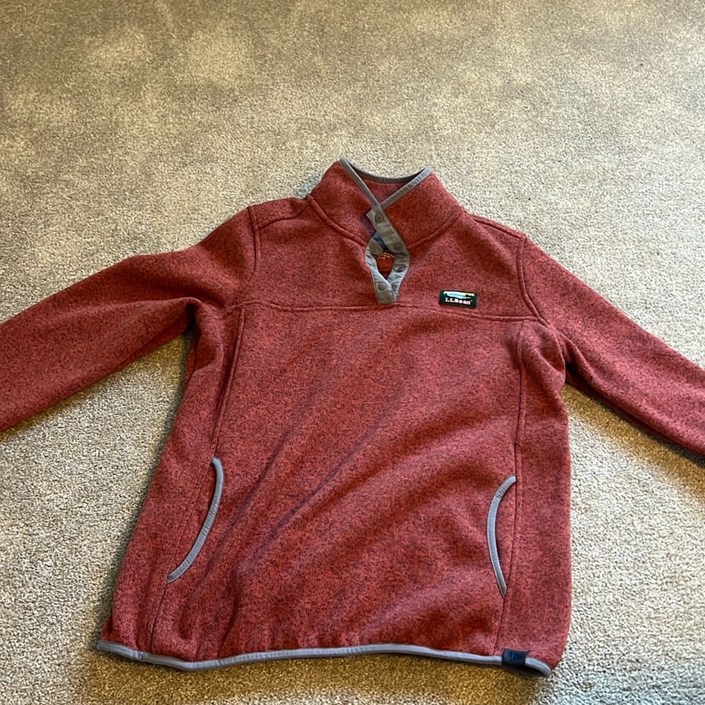 Women's L.L.Bean Sweater Fleece Pullover size large
